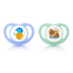 PIGEON MINILIGHT SOFTEST SILICONE BOY PACIFIER 2PCS - S