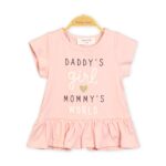 MOMMY’S WORLD PINK PEPLUM T-SHIRT