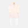 KURTA PAJAMA PASTEL PEACH