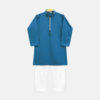 KURTA PAJAMA DARK BLUE