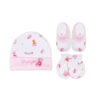 CAP SET PINK CIRCUS TEDDY
