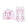 CAP SET PINK DINO