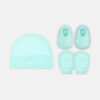 BABY CAP SET WELCOME TO THE WORLD
