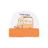 BABY CAP ORANGE LITTLE TEDDY