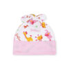 BABY CAP PINK SAFARI GIRLS KNOTTED