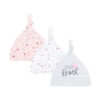 BABY CAPS PK-3 LITTLE FLOWER