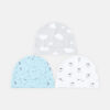 BABY CAP PK-3 CLOUDY CRITTERS