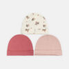 BABY CAP PK-3 FLORAL ROSE THEME