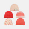 BABY CAPS PK-5 CHERRY BLOSSOM