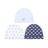 BABY CAPS PK-3 NAVY CLOUDS & AEROPLANE