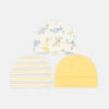 BABY CAPS PK-3 SUNSHINE & STRIPES