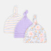 BABY CAPS PK-3 LILAC BLOOM