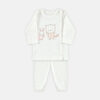 NEW BORN SUIT GIRLS WHITE HOOPLA