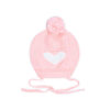 BABY WOOLEN CAP PINK HEART