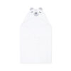 BATH TOWEL WHITE BEAR HOODED UNISEX