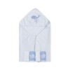 BATH TOWEL & FACE TOWEL PK-4 BLUE DADDY'S LIL WHALE BOY