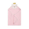 BATH TOWEL ANIMAL PINK PRINCESSES KITTY HOODED