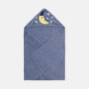 BATH TOWEL WITH FACE TOWEL BLUE MOON