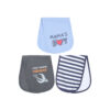 BURP CLOTH PK-3 BLUE MAMA'S BOY