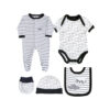 BABY BOY GIFT SET WHITE DINO