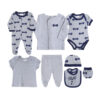 BABY BOY GIFT SET GREY LIL GENTLEMAN