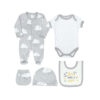 BABY BOY GIFT SET GREY STARRY WISH