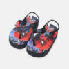 BOY RUBBER SANDAL SPIDERMAN BLACK