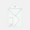 BATH TOWEL W/FACE TOWEL OFF-WHITE