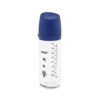 WIDE NECK GLASS FEEDER 240ML - BLUE