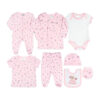 BABY GIRL GIFT SET PINK LITTLE SISTER FLORAL