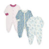 ROMPER GIRLS PK-3 MULTI-COLOR FLORAL