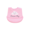 SILICONE BIB-PINK