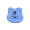 SILICONE BIB-BLUE