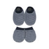 MITTENS & BOOTIES BLUE STRIPED