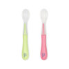 SILICONE SPOON PK-2 PINK & GREEN
