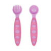 SPOON & FORK SET PINK