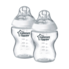 CTN 9OZ PC WHITE WIDE NECK PK 2 BOTTLES
