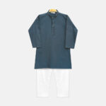 KURTA PAJAMA DOUBLE SHADED TEAL