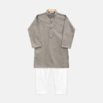 KURTA PAJAMA OLIVE GREEN