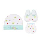 CAP SET GREEN LITTLE BEAR
