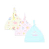 BABY CAPS PK-3 MULTICOLOR BUTTERFLY & RAINBOW KNOTTED
