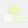 BABY CAPS PK-3 GREEN SUMMER