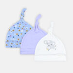 BABY CAPS PK-3 BLOOM & KNOT