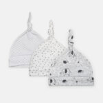 BABY CAP PK-3 ANIMAL AND STARRY THEME