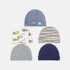 BABY CAPS PK-5 WHITE TRACTOR
