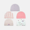 BABY CAPS PK-5 PASTEL PETAL