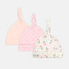 BABY CAPS PK-3 TINY LOVE KNOT