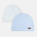 BABY CAPS PK-2 DREAMY BLUE