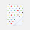 BLANKET MULTI COLORED POLKA DOTS