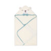 BATH TOWEL CREAM BEAR HOODED